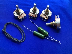 Upgrade Guitar Wiring Kit for Gibson Epiphone Les Paul 500K Pots PIO Tone Caps - Picture 1 of 4