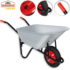 Gardebruk Schubkarre 100L 250kg Bauschubkarre Gartenkarre Schubkarren Bau Garten