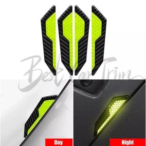 4pcs Car Side Door Edge Scratch Protector Strip Reflective Sticker Accessories - Picture 1 of 47