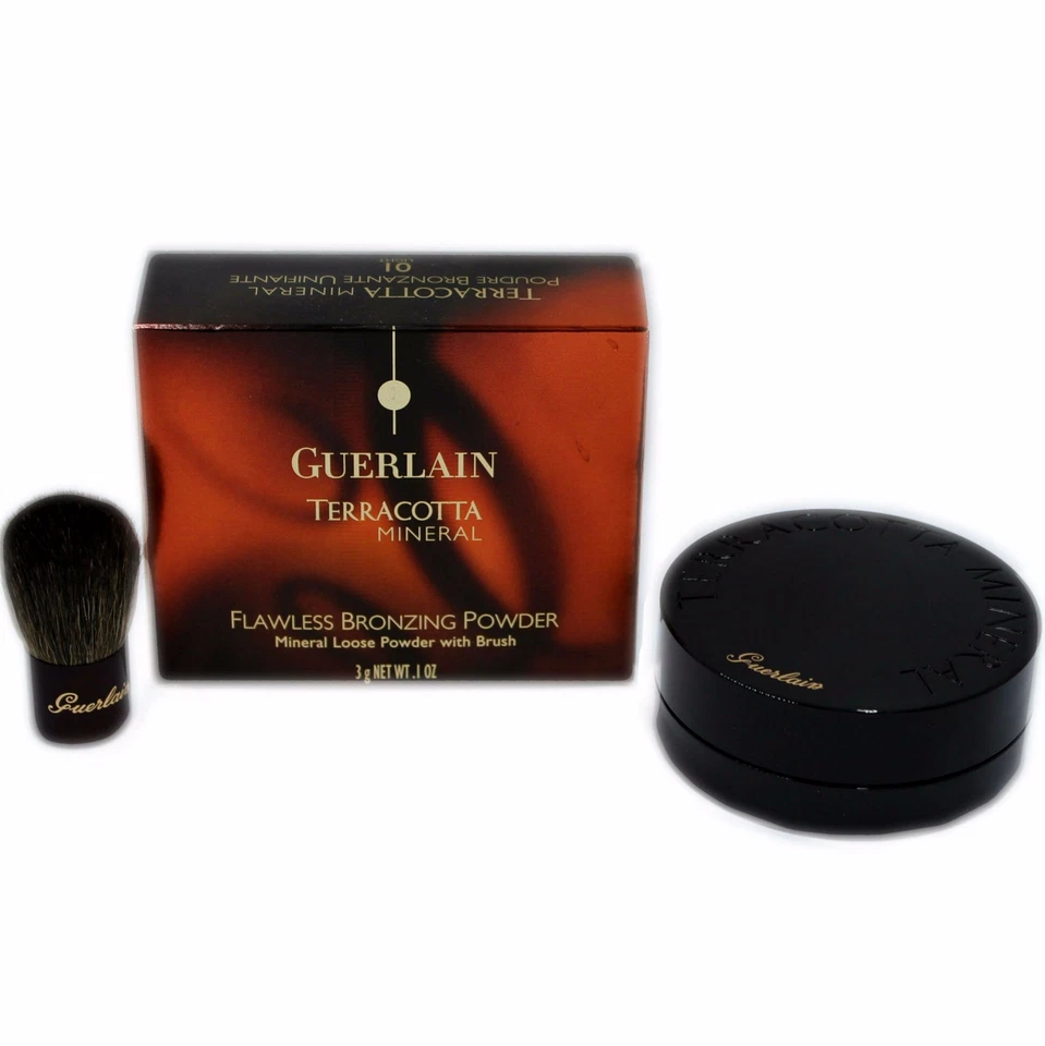 GUERLAIN TERRACOTTA MINERAL FLAWLESS BRONZING POWDER 3G #01 LIGHT G40305 - Image 1 of 1
