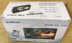 45Wx4 Full HD MP5 Player Car Stereo WMA TF USB Bluetooth 7” TFT Touchscreen 2DIN - Picture 1 of 10