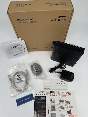 Arris/touchstone CM550A Black Cable Internet Modem *tested - Image 1 of 4