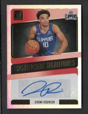 2018-19 Donruss Basketball Significant Signatures #SS-JRB Jerome Robinson AUTO