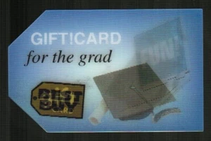BEST BUY For the Grad ( 2004 ) Die-Cut Lenticular Gift Card ( $0 ) - Picture 1 of 2