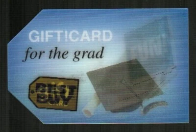BEST BUY For the Grad ( 2004 ) Die-Cut Lenticular Gift Card ( $0 ) - Image 1 of 2
