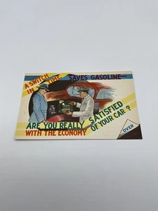 Glenn Electric Co Lafayette IN Gas Kraftstoffverbrauch Leinen Werbung Postkarte - Bild 1 von 2