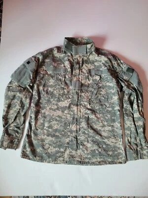 SMALL REGULAR USED ARMY COAT ACU DIGITAL COMBAT UNIFORM SHIRT UCP JACKET TOP - Image 1 of 2