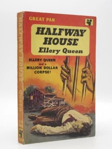Halfway House ELLERY QUEEN 1959 1st Pan PB No. G254 SCARCE EXPORT EDITION - Foto 1 di 6