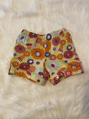Hanna Anderson Shorts Girls Size 120 Floral Stretchy Bottoms - Image 1 of 4