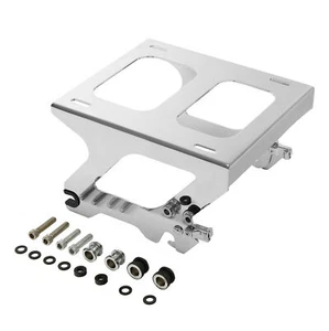 Chrome Detachable Luggage Mount Rack Fit For Harley Softail Street Bob 2018-Up - Picture 1 of 7