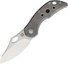 Olamic BSKR01 Busker Titanium Framelock Semper Bohler M390 Folding Knife