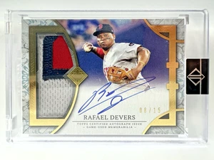 Rafael Devers 2024 Topps Transcendent Collection Patch Auto #TCPA-RD2 /15 - Bild 1 von 2