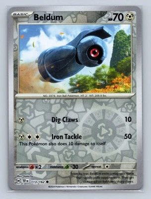 SV05: Temporal Forces #113/162 Beldum Reverse Holo - Image 1 of 2