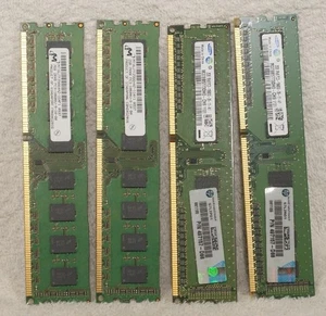 8GB 4 x 2GB PC3 DDR3 1600MHz Non-ECC Desktop DIMM Memory RAM, working Exc+ - Picture 1 of 4