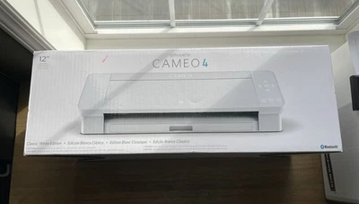 Silhouette Cameo 4 Classic Cutter - White (SILH-CAMEO-4-WHT) NIB - Image 1 of 3