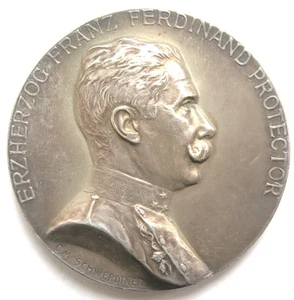 [R3972] Silber-Medaille 1901 Wien, Franz Ferdinand, Gartenbauausstellung - Imagen 1 de 5
