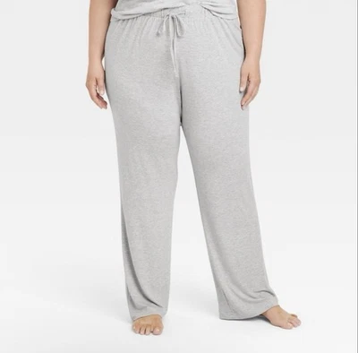 NWT Stars Above Women's Perfectly Cozy Wide Leg Lounge Pants Grey Size XL - Image 1 of 3