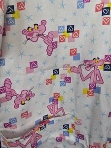 Vintage Pink Panther Medical Scrub Top Size M - Picture 1 of 5