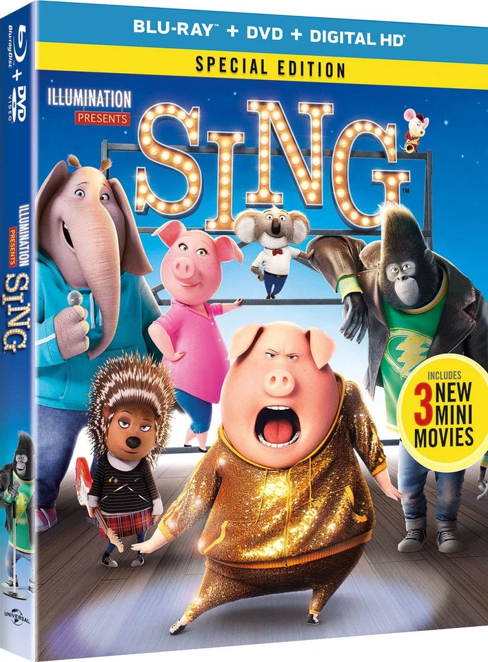 Sing (DVD/Blu-ray, 2016)