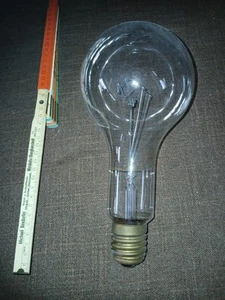 alte unbenutzte Glühbirne Glühlampe 500 Watt mit E40 Gewinde Osram - Picture 1 of 6