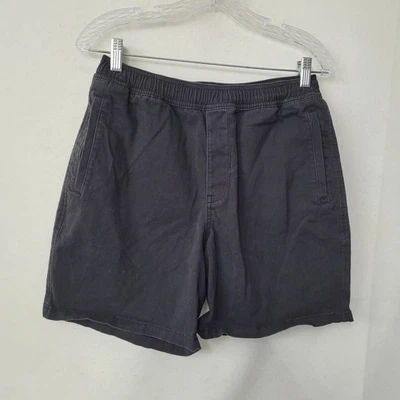 American Rag Cie Mens Small Shorts Elastic Waist Casual Black Cotton Stretch - Image 1 of 4