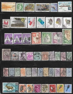Lote de 50 estampillas de todo el mundo colección de estampillas diferentes usadas - Imagen 1 de 1
