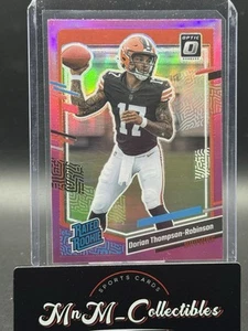 2023 Donruss Optic Preview Pink Dorian Thompson Robinson #322 Browns RC - Picture 1 of 2