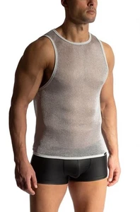 Camiseta sin mangas Manstore M2467 talla S PVP: 89,95 € NUEVA plateada - Imagen 1 de 4