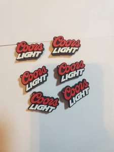 Coors Light Croc Charms Set Of 6 - Picture 1 of 2