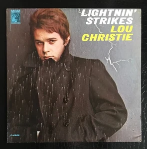LOU CHRISTIE Lightnin' Strikes HIS BIGGEST HIT w/Diary MGM LP MONO E4360 VG/EX - Picture 1 of 8