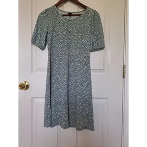 Art Class Girl Light Green Floral Short Sleeve Skater Style Dress Size XL(14/16) - Picture 1 of 12
