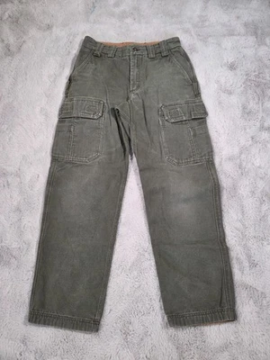 Pantalones comerciales DULUTH para hombre 32x32 verde carpintero ropa de trabajo utilitaria duradera carga Foto 1 de 4