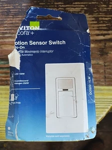 Leviton Decora DOS02-1LW Motion Sensor ILB LED CFL Switch Auto-On White - Picture 1 of 9