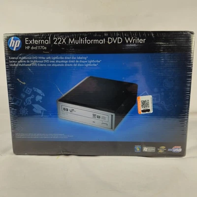 Grabadora de DVD/CD externa multiformato HP dvd1170e nueva sellada Foto 1 de 4