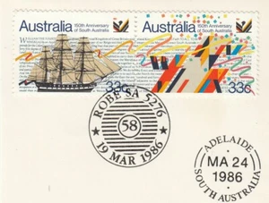 South Australia 150 years Australia 1986 ON PIECE (85951) - Picture 1 of 1