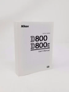 Nikon D800 D800e Instruction Owners Manual Book NEW - Picture 1 of 2