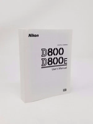 Nikon D800 D800e Instruction Owners Manual Book NEW - Image 1 of 2