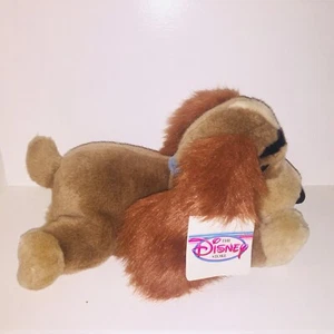 Deadstock Disney Store exklusives Plüsch-Namensschild Dame und der Landstreicher Hund 12 Zoll - Bild 1 von 9