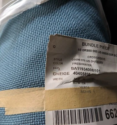 Silla de asiento tapizada de 1 yarda modular partición muebles tela AGUA DULCE verde Foto 1 de 4