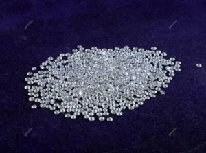 LOTE DE 100 PIEZAS piedras preciosas sueltas cultivadas en laboratorio CVD Diamond DEF color CVD/HPHT de 1,2 mm - Imagen 1 de 13