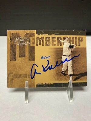 AL KALINE 2005 DONRUSS CLASSIC MS-6 0976/1000 AUTOGRAPHED - Image 1 of 2