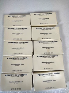 10 NEW Peter Thomas Roth Travel Massaging Bar Bath Soaps 1.23 oz. Bars READ - Picture 1 of 4