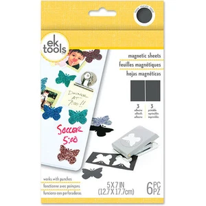 Hojas adhesivas magnéticas EK Tools 5" X 7" - 6 piezas - Imagen 1 de 1