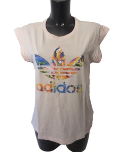 ADIDAS ° hübsches T-Shirt Gr. XS / 34 / 164 rosa Mädchen Kleidung Sportshirt - Bild 1 von 3