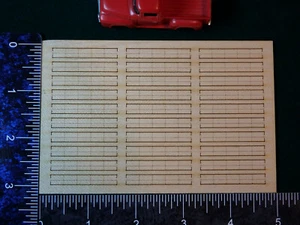 HO Scale – 30 Pieces Grain Doors Panels for Box Car Wooden Doors Boards - Picture 1 of 5