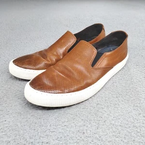 Cole Haan Grandpro Deck Slip on Brown Leather Shoes Mens Size 11 M Perforated - Picture 1 of 18