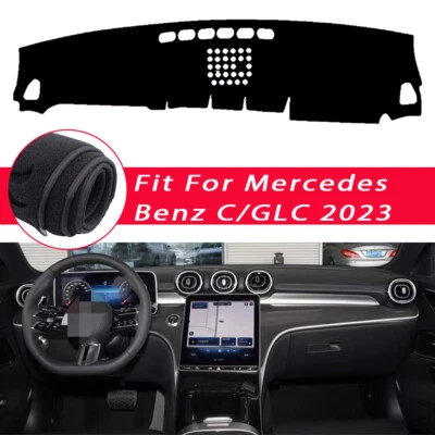 Auto DashMat Cover Dashboard Non-slip Protector Mat For Mercedes Benz C/GLC 2023 - Image 1 of 4