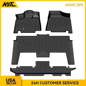 TPE Rubber Liner Floor Mats For Dodge Grand Caravan 2008 2009 2010 All Weather - Picture 1 of 7
