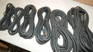 Lot of 6 New Male to Male RCA RG-59/u Broadcast Video Cables 3 Sizes to 25' - Picture 1 of 4