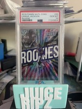 2018 Panini National Convention Rookies 85 Lamar Jackson (RC) /399 PSA 10 Ravens